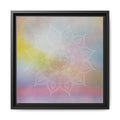 PASTEL MANDALA 6 Framed Canvas Art — Matte Multi-Color Wall Decor