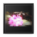 Pink Rhododendron Bloom Framed Canvas Art