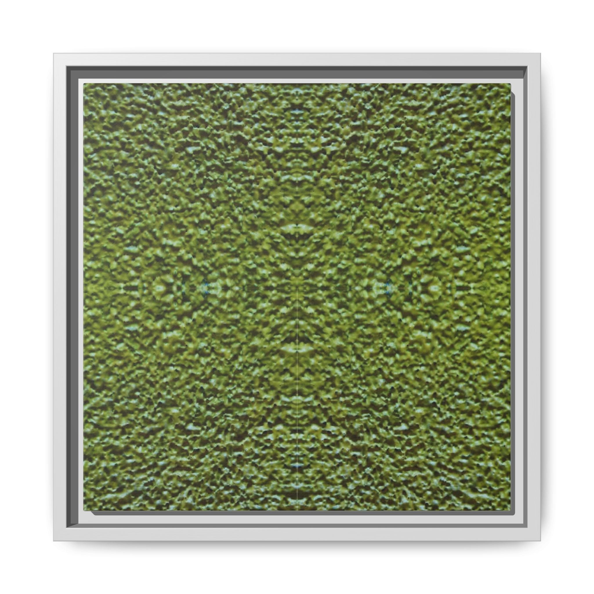 MOSS 3 Framed Moss Texture Canvas Art — Green Abstract Wall Decor