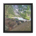 YARRA Framed Matte Canvas – Tranquil Riverbank Landscape