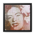 STRANGE FRUIT Vintage Floral Portrait Matte Canvas Framed Wall Art
